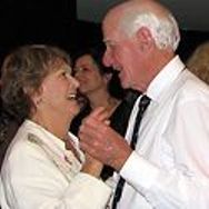 Robin dancing with his wife Joy